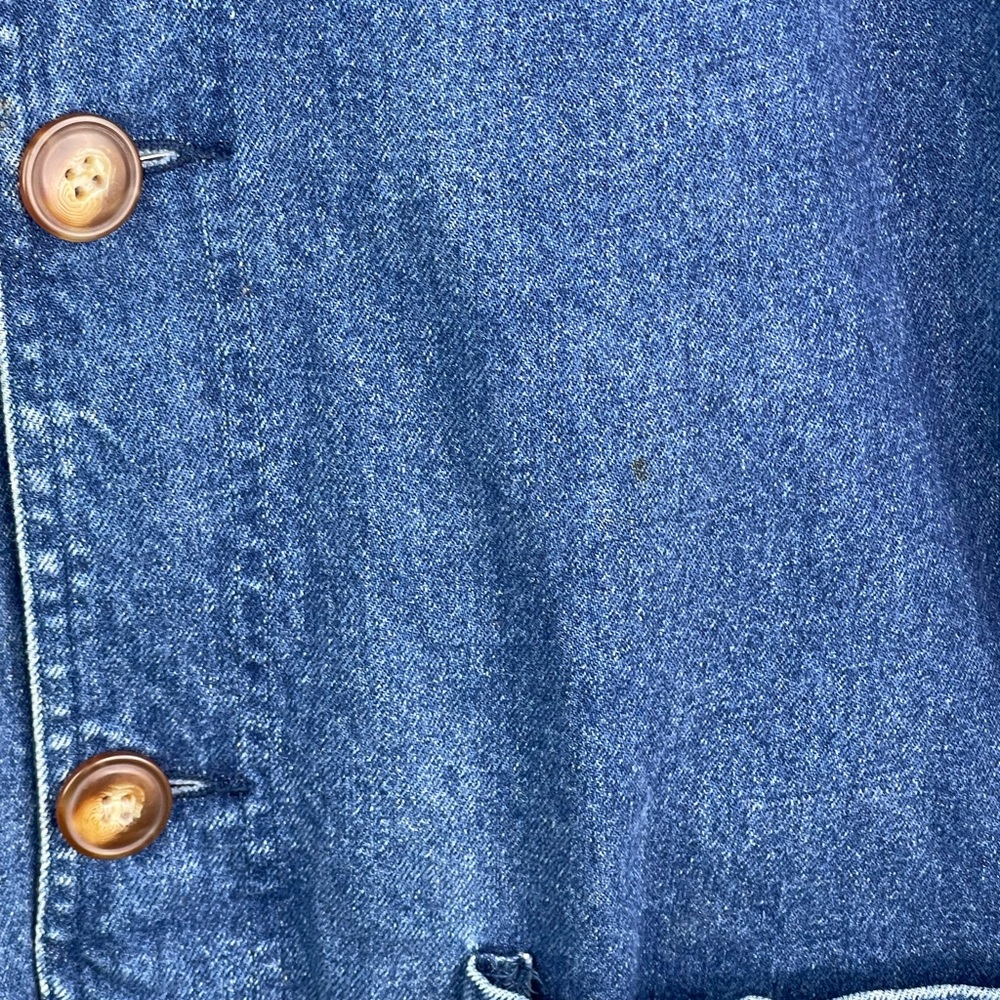 Vintage Herman Geist 90’s  Reversible Barn Coat Denim-Plaid Corduroy Size L - Picture 12 of 12